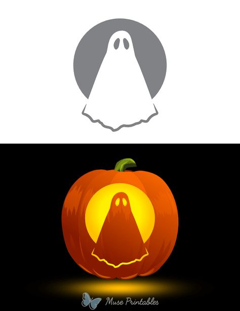 Mushroom Pumpkin Carving Stencil, Ghost Pumpkin Template, Alien Pumpkin Stencil, Ghost Pumpkin Carving Templates, Hitchhiking Ghosts Pumpkin Stencil, Cute Ghost Pumpkin Carving, Ghost Pumpkin Carving Ideas, Monsters Inc Pumpkin Carving, Scary Pumpkin Carving Ideas Templates