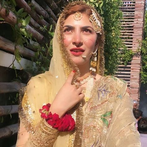 Hamza Ali Abbasi and Naimal Khawar Beautiful Nikah Clicks | Daily InfoTainment Nimal Khawar, Hamza Ali Abbasi, Naimal Khawar, Eastern Wear, Nikah Dress, Shadi Dresses, Pakistani Formal Dresses, Bridal Dresses Pakistan, Pakistani Celebrities