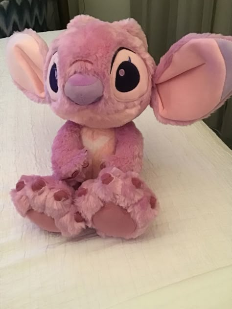 Pink Stitch Stuffed Animal, Pink Stitch Plush, Lilo And Stitch Toys, Stitch Stuffed Animal, Stitch Toy, Cute Squishies, Pink Stitch, Cute Birthday Gift, Pokemon Plush