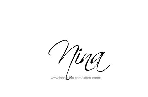 Tattoo Design Name Nina Nina Tattoo Name, Nina Tattoo, Nina Name, Gucci Makeup, Tattoo Design Name, Cursive Tattoos, Initial Tattoo, Birthday Plate, Name Tattoo Designs