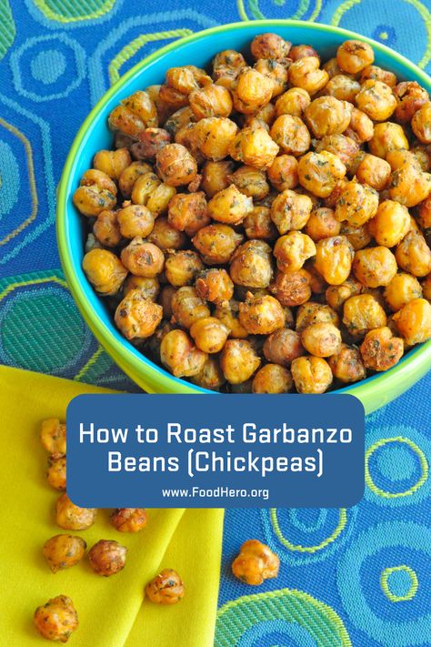 A crunchy, easy snack made with garbanzo beans, also known as chickpeas. Each serving has 7 grams of fiber, 8 grams of protein and lots of flavor! Make this recipe ahead of time for an easy snack throughout the week or addition to salads or grain bowls. Easy Garbanzo Bean Recipes, Garbanzo Beans Recipes, Roasted Garbanzo Beans, Natural Teeth Whitening Diy, Garbanzo Bean Recipes, Bean Snacks, Protein In Beans, Flour Alternatives, Garbanzo Beans