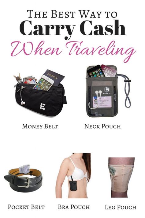 Best Travel Money Belt and Neck Pouch 2018 - The Best Way to to Carry Cash When Traveling Aesthetic Gift Basket, Bra Pouch, Gift Ideas Aesthetic, Travel Gift Ideas, Cash Safe, Travel Money Belt, Hide Money, Neck Pouch, Aesthetic Gift