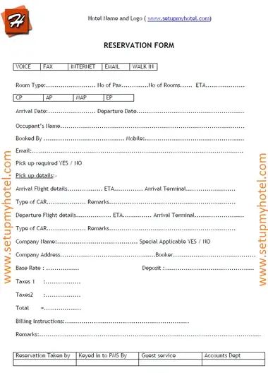 Hotel Reservation Form, Reservation Form, H Hotel, Hotel Reservation, New Photo Download, Hotel Reservations, Photo Download, Room Type, Map