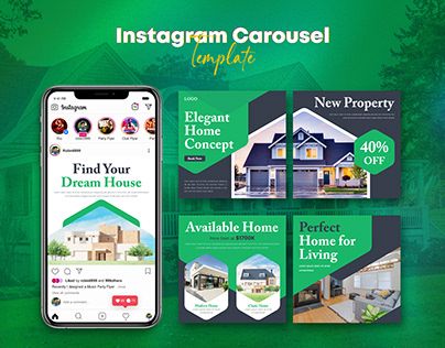 Real Estate Carousel Post, Real Estate Carousel, Carousel Design Ideas, Instagram Carousel Template, Carousel Template, Carousel Design, Design Real Estate, Instagram Carousel, Graphic Design Advertising