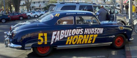 Fabulous Hudson Hornet, Hudson Car, Hudson Hornet, Nascar Cars, Nascar Race Cars, Derby Cars, Cars Wallpaper, Funny Bumper Stickers, Car Company