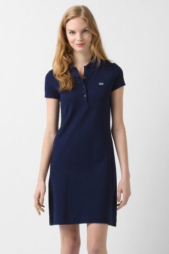 Lacoste Short Sleeve Stretch Pique Classic Polo Dress : Gifts Polo Dress Outfit Casual, Polo Dress Outfit, Tennis Attire, Polo Dress Women, Lacoste Dress, Black Dress Outfit Casual, Shirt Dress Outfit, Lacoste Polo Shirts, Polo Shirt Dress