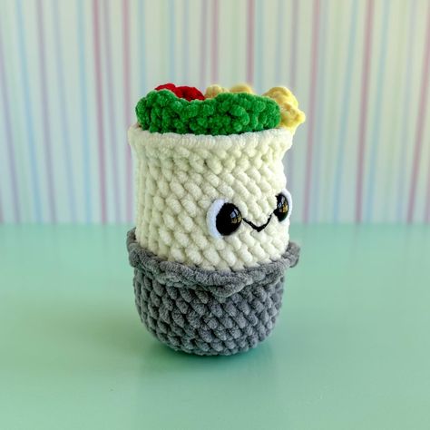 Crochet Burrito, Crochet Plushies, Crochet Stuff, No Sew, Burritos, First Look, You Think, Coming Soon, Sewing Patterns