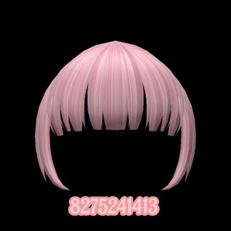 Pink Short Hair, Berry Codes, Cute Bangs, Iphone Wallpaper Cat, Emo Roblox Avatar, Full Bangs, Roblox Clothes, Coding Shirts, Roblox 3