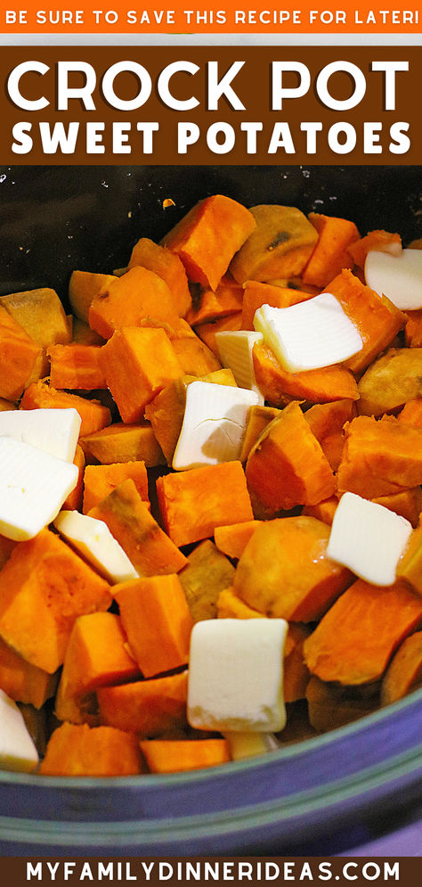 Crockpot Sweet Potato Casserole Easy Sweet Potato Recipes Canned, Healthy Sweet Potatoes Casserole, Sweet Potato Casserole Fresh Potatoes, Yams Crockpot Recipes, Fresh Sweet Potato Casserole, Crockpot Canned Sweet Potatoes, Quick And Easy Sweet Potato Recipes, Sweet Potatoes In Crock Pot, Fresh Sweet Potato Recipes