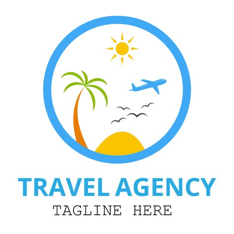 Travel Tours And Travel Logo Design, Travel Agency Logo Design Creative, Travel Symbols, Travel Agency Logo, Tourism Logo, Agency Logo, Fresh Logo, Promotional Materials, Online Shop Design