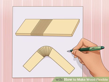 3 Ways to Make Wood Flexible - wikiHow Bend Plywood Diy, Wood U Bend On Furniture, Wood U Bend Mouldings On Furniture, How To Bend Wood With Water, Wood U Bend, Stereo Idea, Bend Wood, Bending Wood, Wood Bending