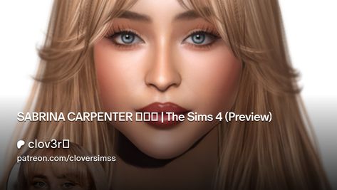 Sims 4 Celebrity Mod, Sims 4 Sabrina Carpenter, Sims 4 Sabrina Carpenter Cc, Sabrina Carpenter Sims 4 Cc, Sims 4 Celebrity, Sims 4 Cc Folder, Sims 4 Characters, Sims 4 Cas, Sims Mods