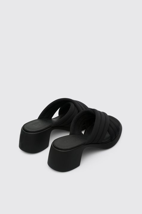 Black textile x-strap sandal for women with TPU outsole.
Our Trisha sandal is a contemporary feminine shoe in bright playful colors with the Camper identity at its core, focusing on comfort and durability. Camper Sandals, Sandal For Women, Camper Store, Playful Colors, Feminine Shoes, Wardrobe Wishlist, Camper Shoes, Saved Items, Walkers