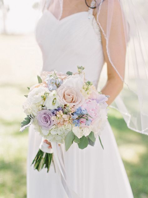 Wedding Bouquet Pastel Colors, Bride Bouquets Pastel, Pastel Bride Bouquet, Bridal Bouquet Pastel Colors, Pastel Bouquet Wedding, Pastel Rainbow Bouquet, Wedding Decor Pastel, Soft Pastel Wedding Bouquet, Pastel Rainbow Wedding Flowers