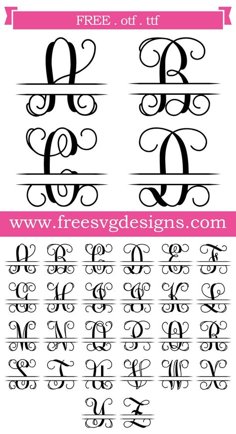 Free Svg Files For Cricut Names, Monograms For Cricut Free, Free Cricut Monogram Downloads, Christmas Fonts Alphabet, Free Monogram Fonts, Christmas Fonts Free, Cricut Monogram, Monogram Ideas, Free Monogram