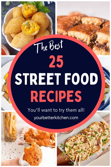 New Street Food Ideas, Street Food Appetizers, Street Food Ideas Snacks, Street Food American, Popular Street Food, Easy Street Food Recipes, Easy Food Truck Food, Street Food Vegetarian, Streetfood Ideas