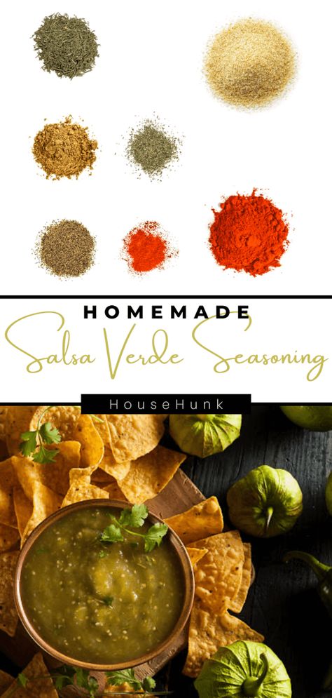 Spice up your meals with Homemade Salsa Verde Seasoning! This vibrant blend of Mexican oregano, cumin, garlic powder, and more adds a burst of authentic flavor to grilled meats, roasted veggies, and marinades. Elevate your dishes with this easy-to-make seasoning recipe! #MexicanFlavors #HomemadeSeasoning #SalsaVerde Recipes Using Mexican Oregano, Salsa Spice Blend, Mexican Oregano Recipes, Freeze Salsa, Mexican Oregano, Homemade Salsa Verde, Dry Rub Recipes, Homemade Mexican, Homemade Spice Blends