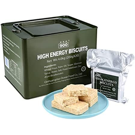 BDH 900 High Energy Bar 36800 Calorie/200gx40 bags 2xTin Boxes Package | MRE Long shelf-life Emergency Food Ration Biscuits For Outdoor Activities, Crisis Preparation, Survival Preparedness Supply Food Kit | Note: Two different types of inner packages : Amazon.ca: Tools & Home Improvement Emergency Rations, Ocean Food, Food Rations, Meal Ready To Eat, Emergency Food Supply, Emergency Preparation, Food Additives, Emergency Food, Survival Food