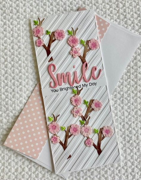 Slimline Card Ideas, Slim Line Cards, Slim Cards, Envelope Pattern, Were Back, Slimline Cards, Pinkfresh Studio, Envelope Template, Still Waiting