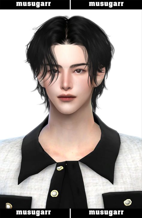 #sims4 #thesims4 #ts4 #creating #art #artist #cc #games #gaming #musugarr #maamuang Sims 4 Cc Male Asian Eyes, Sims 4 Cc Asian Hair, Cc Hair, Sims 4 Skin, The Sims 4 Skin, Sims 4 Cc Hair, Sims 4 Cc Skin, Mods Sims 4, 4 Characters