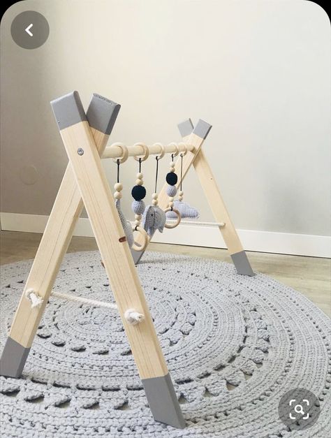 Wooden Baby Gym, Baby Gym Toys, Baby Room Design, Nursery Baby Room, Baby Gym, Baby Bedroom, Baby Boy Rooms, Diy Baby, Baby Outfits Newborn