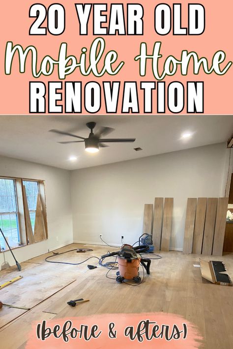 #DIY #Mobile #Home #Remodel #Budget #Part
			
source :https://www.pinterest.com/pin/119626933848451890 Luxury Mobile Home Interior Design, Farmhouse Double Wide, Home Renovation On A Budget, Diy Mobile Home Remodel, Double Wide Remodel, Mobile Home Redo, Small Mobile Homes, Single Wide Remodel, Double Wide Mobile Home