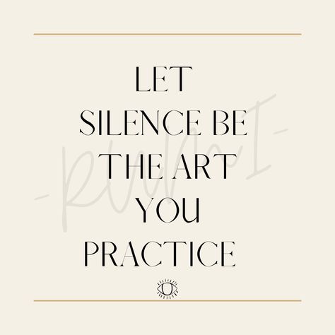 Let silence be the art you practice✨ -Rumi Practice Silence, Art Of Silence, Spiritual Work, Art Practice, Amazing Quotes, Creative Work, Soy Candles, Affirmations, Spirituality