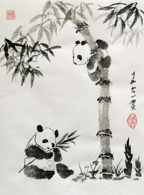 China Art Painting, Chinese Traditional Art, Colour Brush, Japanese Ink Painting, Zen Painting, Traditional Chinese Art, Sumi E Painting, Chinese Art Painting, Japanese Art Prints