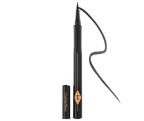 Charlotte Tilbury Eyeliner, Charlotte Tillbury, Eyeliner Black, Pigment Coloring, Liquid Eyeliner, Charlotte Tilbury, Makeup Products, Best Makeup Products, Sephora