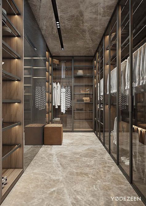 I love everything about the design of this house, especially the master closet! Best Closet Systems, Walking Closet, Dream Closet Design, Interior Design Per La Casa, Walk In Closet Design, Luxury Closets Design, Wardrobe Room, Closet Decor, Bedroom Closet Design