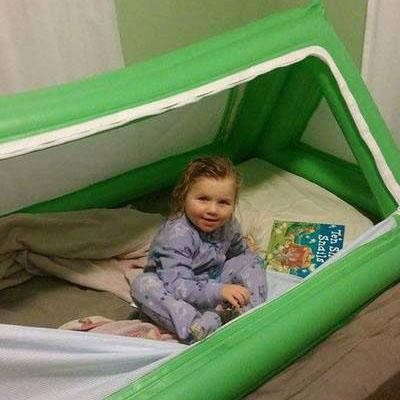 Diy Special Needs Bed, Sleep Safe Bed, Sensory Safe Place, Safety Beds For Special Needs, Beds For Children, Sensory Bedroom, Toddler Travel Bed, Bunk Bed Safety, Safety Bed