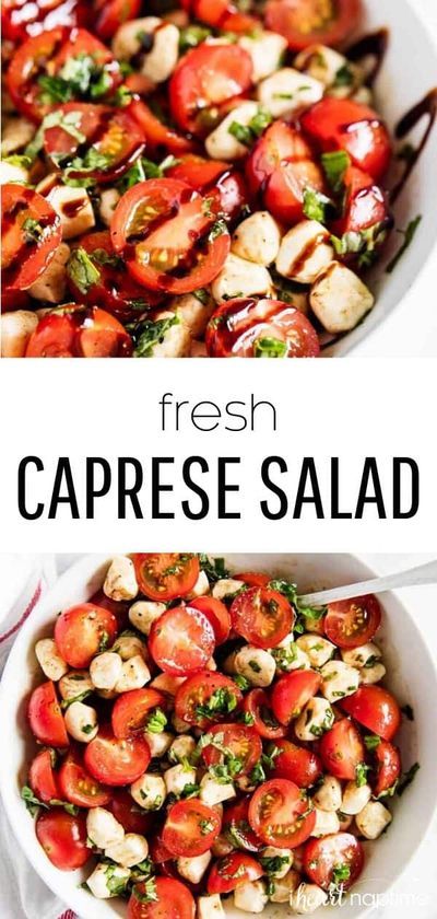 Easy Caprese Salad, Salad Caprese, Crunchy Corn, Basil Mozzarella, Ensalada Caprese, Caprese Salad Recipe, Tomatoes Mozzarella, Mozzarella Salad, I Heart Naptime