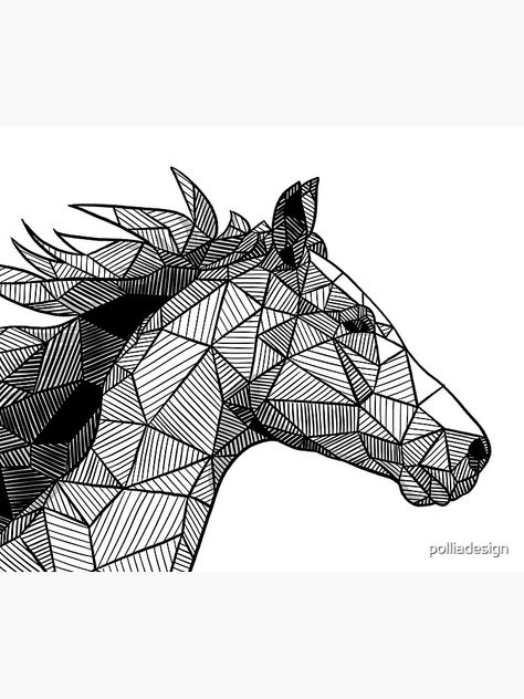 Geometric Sketch, Horse Mane, Geometric Pattern Art, Cute Images For Dp, Tapestry Design, Creative Inspiration, Pattern Art, Art Boards, Wall Tapestry