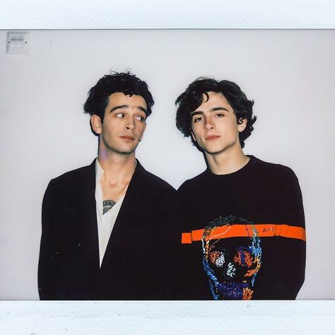 TC Fanpage 🇮🇹 on Instagram: “🆕 Matthew Healy (from "The 1975" @trumanblack ) 🇬🇧 taking the most iconic polaroid picture ever with Timothée Chalamet yesterday ✨✨ // G R…” Timmy Time, Matthew Healy, Matt Healy, Matty Healy, Timmy T, Polaroid Pictures, The 1975, Timothee Chalamet, Celebrity Crush