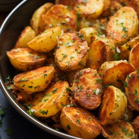 Experience potato perfection with our Crispy Roast Potatoes Recipe. Golden, crunchy, and irresistibly delicious. Try it now! Roasted Golden Potatoes, Golden Potatoes, Crispy Roast Potatoes, Roasted Potato Recipes, Creative Snacks, Roast Potatoes, Easy Family Dinners, Boiled Potatoes, Potatoes Recipe