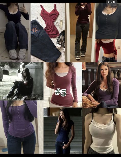 Vampire Girlfriend, Trashy Outfits, Casual Fashion Trends, 2000s Clothes, Cottagecore Outfits, Downtown Outfits, Fits Clothes, The Vampire Diaries, Swaggy Outfits