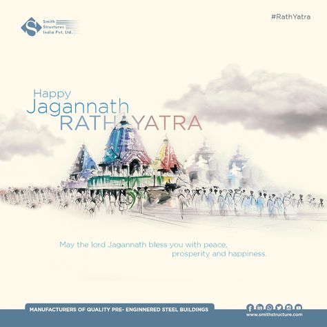 Rathyatra Creative Post, Rath Yatra Creative Ads, Rath Yatra Poster, Sarangpur Hanuman, Happy Rath Yatra, Office Posters, Jai Jagannath, Festival Banner, Festival Post