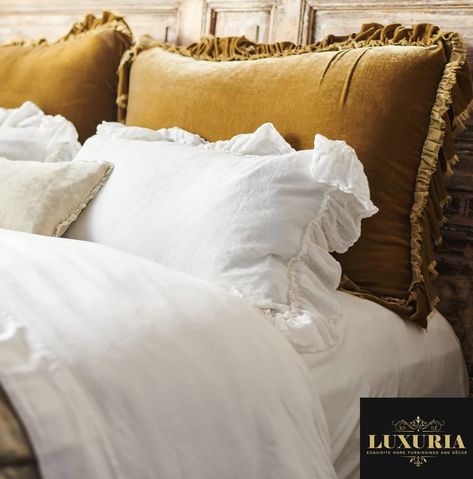 Luxuria Exquisite Home Furnishings & Decor Overland Park, Kansas luxuriahome.com Bella Notte Linens, Instagram Boutiques, King Pillow, Velvet Bed, Cotton Velvet, Silk Velvet, Bedding Collections, Simple Living, Artisan Craft