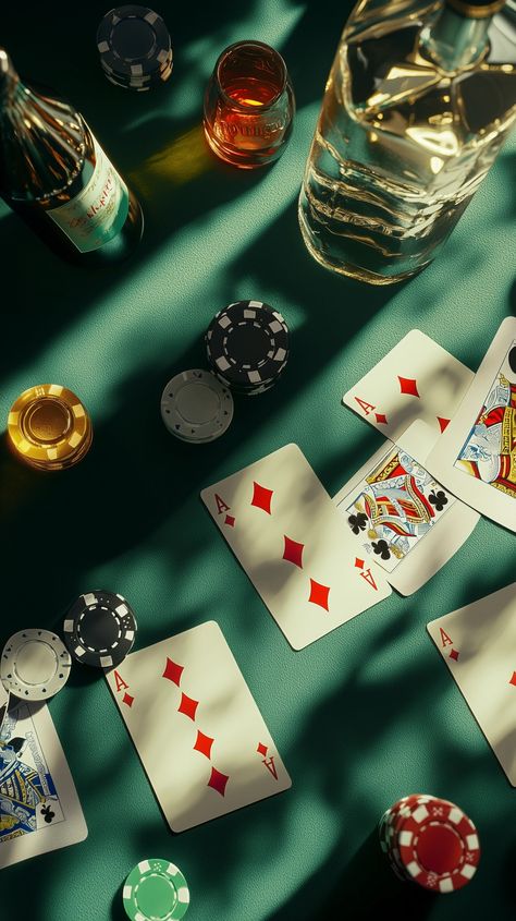 Poker Night Anticipation - Vave BG Poker Aesthetic Vintage, Playing Poker Aesthetic, Casino Cards Design, Poker Chip Design, Poker Table Aesthetic, Poker Night Aesthetic, Poker Cards Aesthetic, Poker Photoshoot, Playing Cards Photography