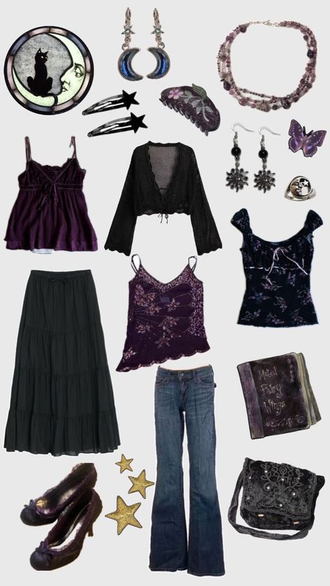 Whimsigoth Fashion, Witchy Outfits, Fashion Purple, Whimsical Fashion, Swaggy Outfits, Mode Inspo, Goth Outfits, Alternative Outfits, Really Cute Outfits