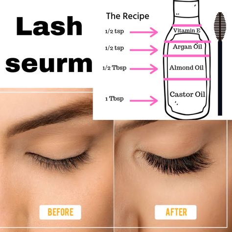 How to get longer eyelashes - lashes serum - heavier lashes Lashes Serum, Eyelash Oil, Get Long Eyelashes, Diy Serum, Grow Lashes, Lashes Extensions, How To Grow Eyelashes, Pretty Aesthetic, Eyelash Growth Serum