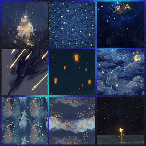 Crystal Mood Board, Whimsical Mood Board, Cloud Moodboard, Celestial Moodboard, Galaxy Inspiration Board, Space Moodboard Aesthetic, Moon Moodboard, Space Moodboard, Galaxy Theme Mood Board