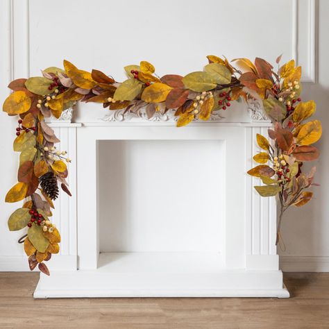 PRICES MAY VARY. 6.8FT Fall Garland: Each package includes 1 6.8FT Fall Garland, which is about 207cm long.These artificial leaf garland is so cost-effective and enough for one space decor, eapecially can cover around the whole door. Multiple Fall Elements: These long fall garland contains full fall elements,such as yellow, red, and orange leaves, pine cones, pumpkins and so on to help you add a touch of fall flavor for your house. Wide Use: These fall decorations for home can be used to decorat Thanksgiving Mantle Decor, Balcony Fireplace, Fireplace Fall Decor, Fall Decor Indoor, Thanksgiving Fireplace, Wall Staircase, Thanksgiving Mantle, Autumn Garland, Thanksgiving Garland