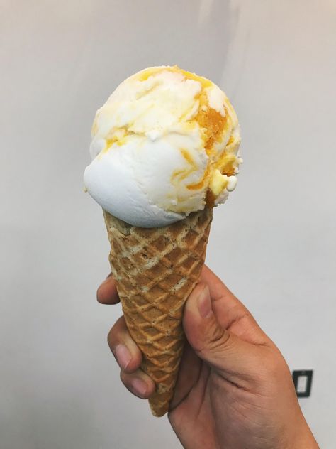 [I ate] Mango and sticky rice inspired ice creamFood for Healthy Living  Home Remedy for Healthy Living #Food #Drink #Foods #Health #Fitness #Wellness #DIY #Home #Recipe Sticky Rice Ice Cream, Mango Sticky Rice Ice Cream, Mango And Sticky Rice, Rice Ice Cream, Mango Sticky Rice, Sticky Rice, Ice Cream Shop, Sweet Life, Living Food