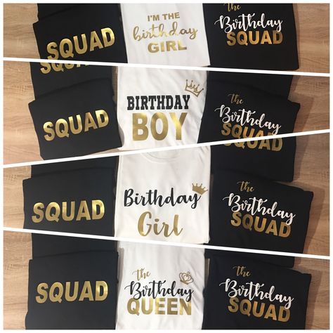 Queen Girl, 17th Birthday Ideas, Boy Squad, Birthday Squad Shirts, Team Party, Queen Birthday, Birthday Queen, Squad Shirt