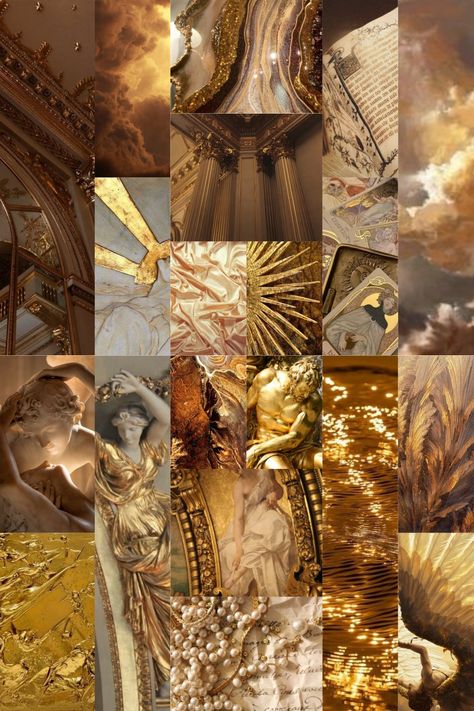 Godness Aestethic Art, Gold Goddess Aesthetic, Gods And Goddesses Aesthetic, Apollo Moodboard, Golden Goddess Aesthetic, Apollo Goddess, Apollo Altar, Apollo Core, Greek Goddess Aesthetic