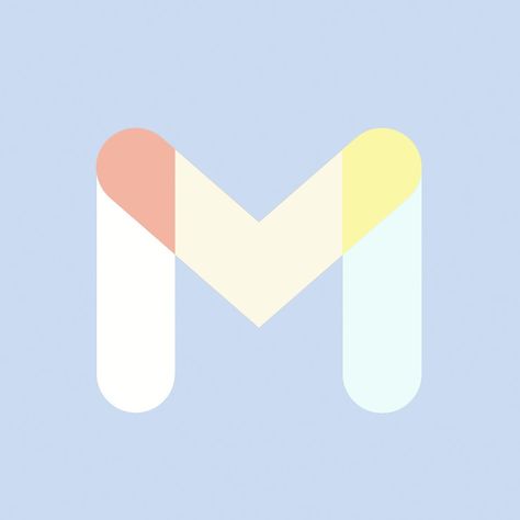 Aesthetic cute app ucon for gmail Colorful App Icons Aesthetic, Pastel Gmail Icon, Gmail App Icon Aesthetic, Blue Gmail Icon, Gmail Icon Aesthetic, Pastel Icons For Apps, Pastel Widgets, Gmail App Icon, Water Reminder App