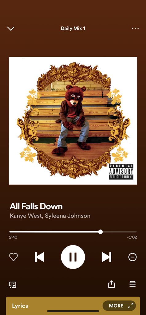 All Falls Down Kanye West, Kanye West Wallpaper, Billie Eilish Outfits, All Falls Down, Music Coloring, Best Albums, Parental Advisory Explicit Content, Album Songs, Kanye West