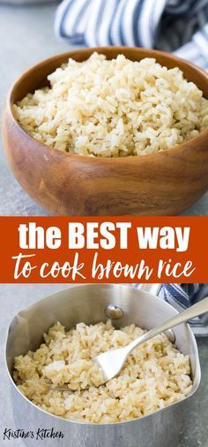 Stovetop Brown Rice, Keto Brown Rice Recipes, Best Way To Cook Brown Rice, Whole Grain Brown Rice Recipes, Brown Rice Stovetop, How To Cook Brown Rice, Rice On The Stove Top, Brown Rice Recipes Easy, Fluffy Brown Rice