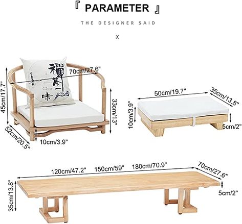 Tatami Table, Japanese Dining Table, Japanese Dining, Object Design, Table Sizes, Table Dimensions, Diy Table, Objects Design, Furniture Plans